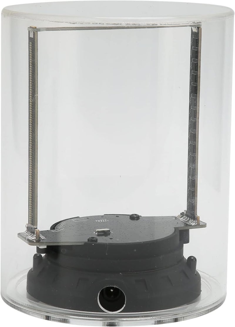 Focket 3D Fan, 3.9inch Holographic Video Projector Advertising Display with 160 LED Lights, Projector Supports APP,, PC, for Shop, Bar, Business, Halloween, Party - Image 1